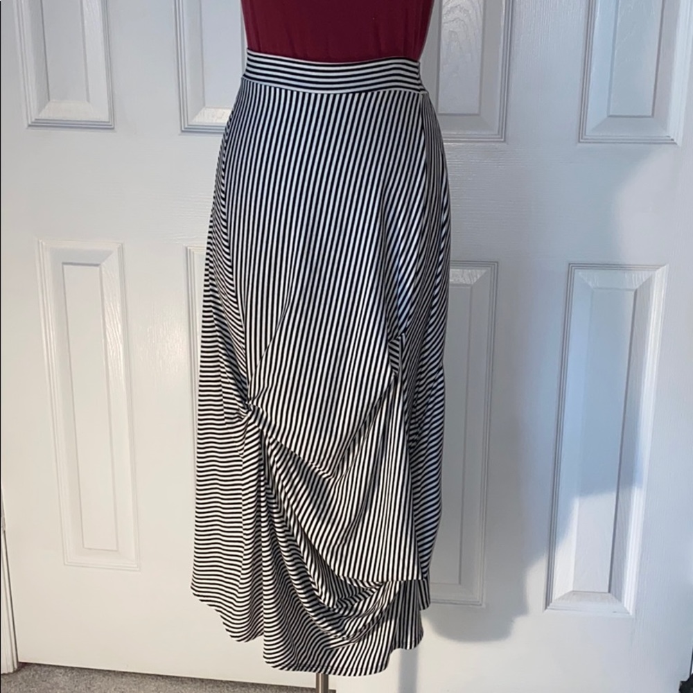 gr. dano Asymmetric Black and White Skirt